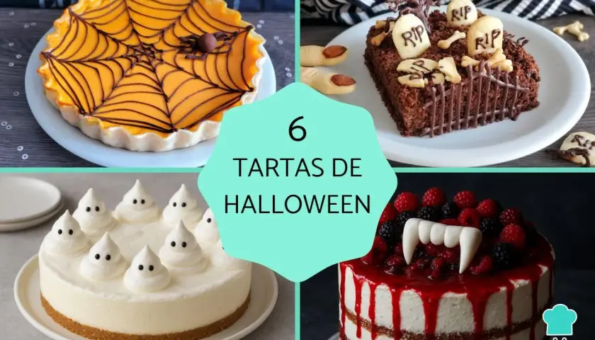 Seis tartas de Halloween originales: telaraña, fantasmas, cementerio, vampiro y más. ¡Ideas terroríficas para celebrar!