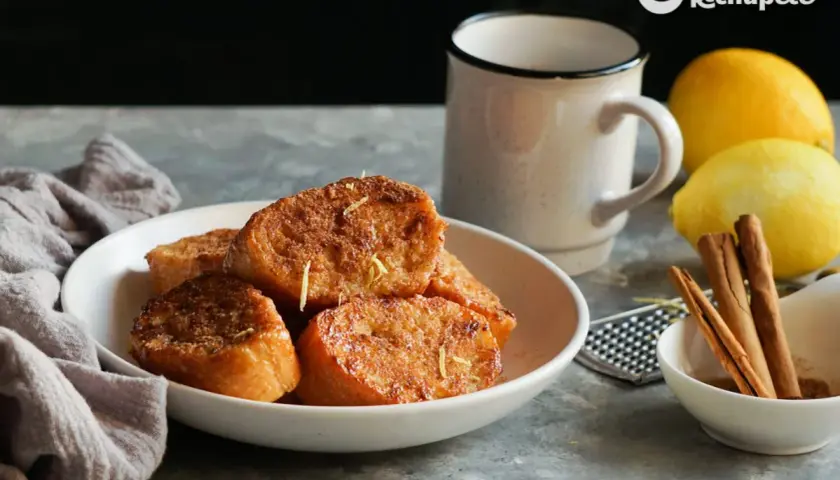 Torrijas caseras, doradas y esponjosas, listas para disfrutar. Una receta fácil y deliciosa.