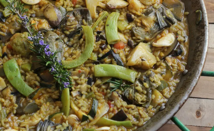 Paella de verduras perfecta - Guía para un arroz suelto y sabroso