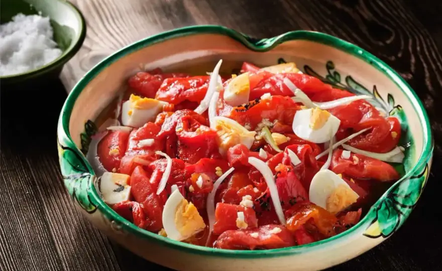 Zorongollo extremeño perfecto - El secreto de una ensalada asada