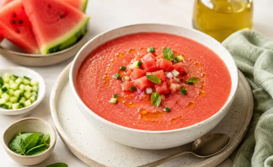 Gazpacho de sandía perfecto - Claves para el equilibrio y sabor