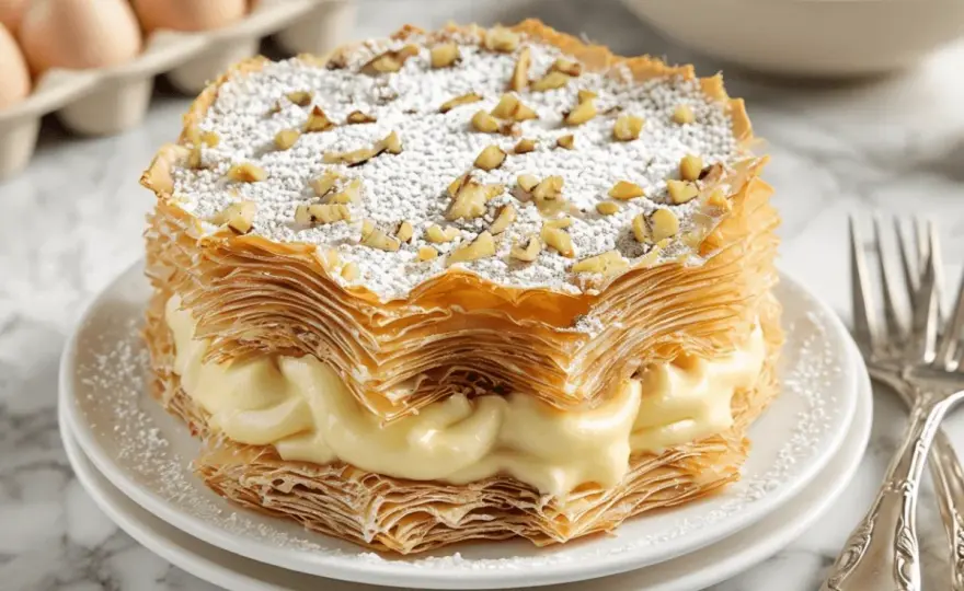 Tarta árabe - El secreto del postre crujiente y elegante