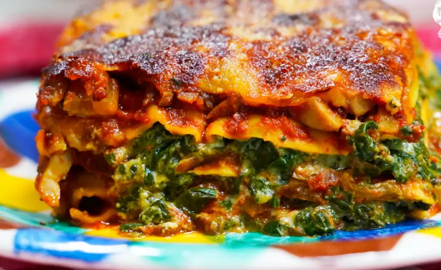 Lasaña de verduras perfecta: jugosa, firme y fácil de cortar