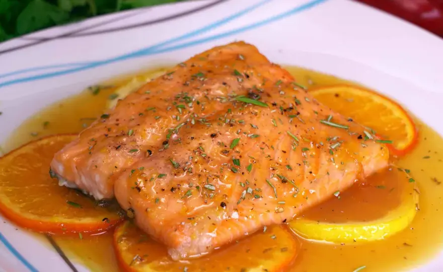 Salmón a la naranja perfecto - Jugoso, equilibrado y sin errores